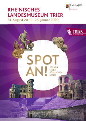 Plakat zur Ausstellung Spot an RLMT