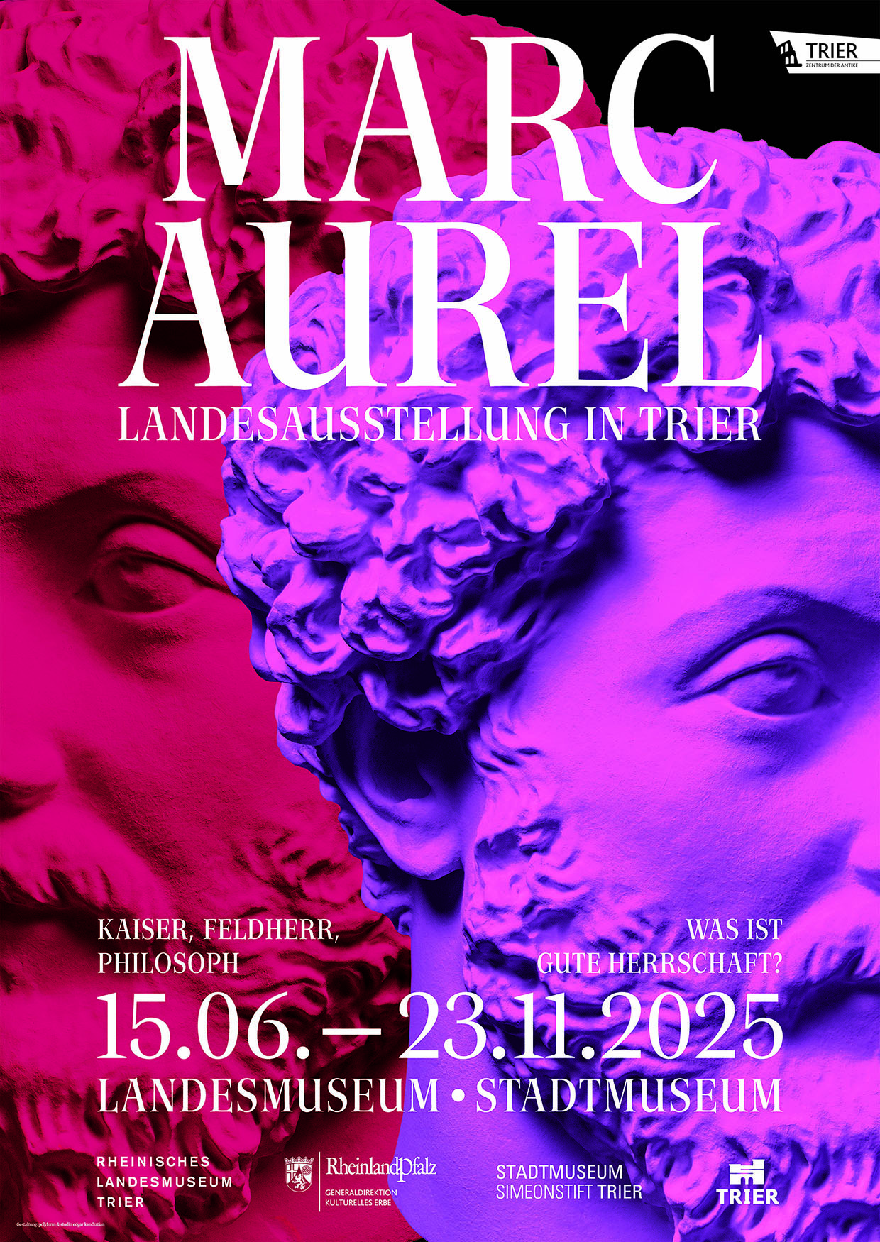 Ausstellungsplakat 2025 Marc Aurel