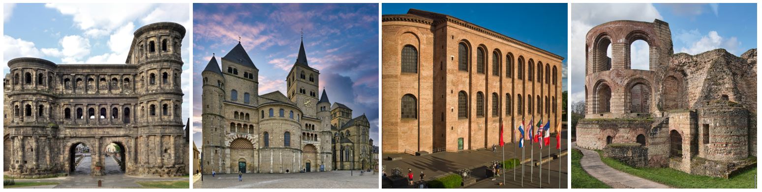 Porta Nigra, Dom St. Peter, Konstantinbasilika, Kaiserthermen