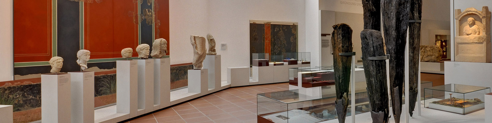 Ausstellungsraum im Rheinische Landesmuseum Trier