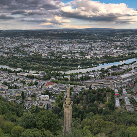 Panorama-Luftbild der Stadt Trier